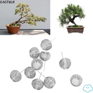 CACTULH 10pcs Bonsai Baskets, Fertilizer Tool Stainless Steel Gardening Fertilization Baskets, Durab