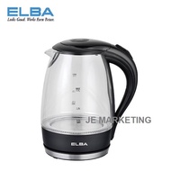 Elba Glass Jug Kettle (1.7L) EJK-1723G(BK)