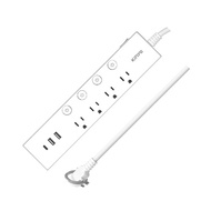 【KINYO】五開四插USB延長線 9尺 CGU-3549