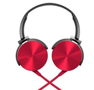 全城熱賣 - MDR-XB450頭戴式耳機 帶咪重低音立體聲手機耳機（紅色）