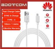 Original Huawei Fast Charge USB TYPE-C Sync &amp; Charge Cable for P20, P20 Pro Mate 10, Mate 10 Pro, Mate 20, Mate 20X, Mate 20 Pro, P30, P30 Pro