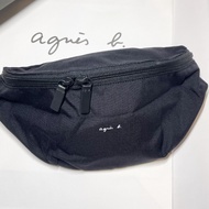 [ParaQue] agnes b. voyage Cordura Nylon Waist Bag (Black) Crossbody Bag/Shoulder