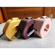 Charging cord/wire, rotating headphone box