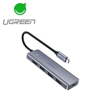 UGREEN 4-PORT USB 3.0 HUB WITH USB-C POWER SUPPLY