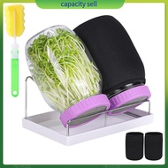 Mung Bean Sprouting Jars Wide-mouth Sprouting Jars Premium Mason Jar Sprouting Kit for Healthy Green