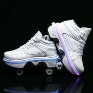 Heelys sneakers, invisible skates, small wheels, adult skates, adjustable wheels