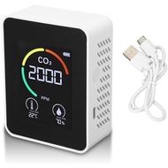 5 in 1 Co2 Monitor, Co2 Carbon Dioxide Detector, Co2 Air Quality Monitor Co2 Tester Support HCHO TVO