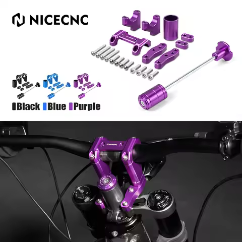 NICECNC For 2024 Surron Light Bee X S L1E Electric Dirt Bike Front Handlebar Bar Riser Mount Bracket