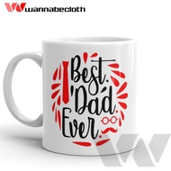 Ceramic Mug Glass Gift Gift Souvenir Mug Best Dad Ever v6
