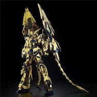 Daban 6642S Phenex NT 1/100 MG Electroplate Gold Unicorn Assemble Model Toy Mecha Action Figure Toys