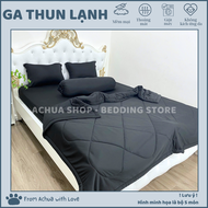 🌈>𝟑𝟎 𝐦𝐚̀𝐮🌈Size M6 M8 - Ga Giường Thun Lạnh Bộ Ga Nệm Ga Thun Lạnh 4 món Mềm Mát Achua Shop