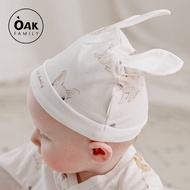 OAK FAMILY | Pure Cotton Rabbit Ear Baby Cap For Summer Newborn Babies 0-6 Months Old Oak Family Inf