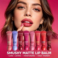 12 Color Smushy Matte Lip Balm Fade Lip Fine Lines, Not Dry, Easy Waterproof, Non Stick To T4F0