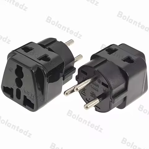 Universal AU US EU UK To Israel Plug Adapter Travel Adapter 1 To 2 Electrical Socket Palestine Israe
