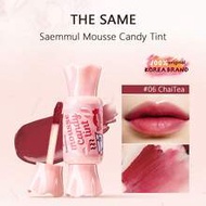 Saemmul Mousse Candy Tint #06 Chaitea Mousse - High Pigment Matte Finish Long Lasting Lip Stain With