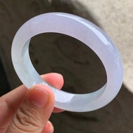 冰種 天然翡翠 緬甸 A玉 玉鐲 • 冰種紫藍翡翠福鐲