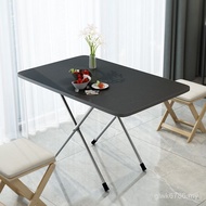 Outdoor Small Table Portable Eating Small Apartment Household Dining Table Square Table Stall Foldin