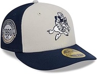 Men's Cream/Navy Dallas Cowboys 2023 Sideline Historic Low Profile 59FIFTY Fitted Hat