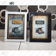 Minimalist White and Black A4 3D 21x30 photo frame