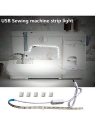 縫紉機0.3米led燈帶燈組裝11.8英寸dc5v柔韌usb縫紉機燈,配有工業機器工作led燈