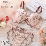 COCO Linge X SHIROHATO serena bouquet soft cup bra tie-side panties set (Sizes G-I)(42PG327452)(Dire