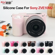 Silicone TPU Case for Sony ZVE10 Mark II ZVE10M2 Camera Soft Cover Sony Alpha 7C Mark II A7CR A7CII 
