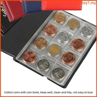 WIT 120 Pocket Coin Collecting Holder Album Leather Coin Album Coin Storage Book