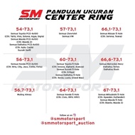 Spacer nok custom 10 - 16 mm velg mobil alumunium