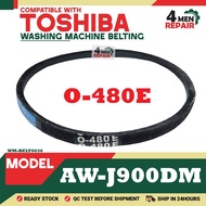 AW-J900DM O-480E COMPATIBLE WITH TOSHIBA WASHING MACHINE BELTING GEARBOX BELTING O-480 AW-J900D AW-J