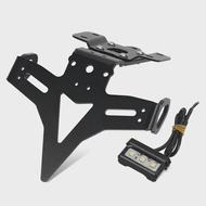 Yamaha MT-07/FZ-07 2013-2023 Thép Không Gỉ Biển Giá Đỡ Fender Eliminator LED Đăng Ký Chân Đế MT07 20