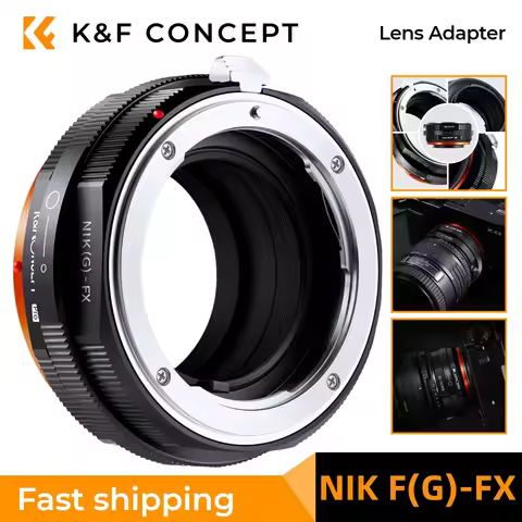 K&F CONCEPT NIK(G)-FX Lens Adapter Ring for Nikon G/F/AI/AIS/D/AF-S Lens to Fuji Fujifilm X-Series F