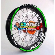 Rim stickers, klx 150 rim stickers