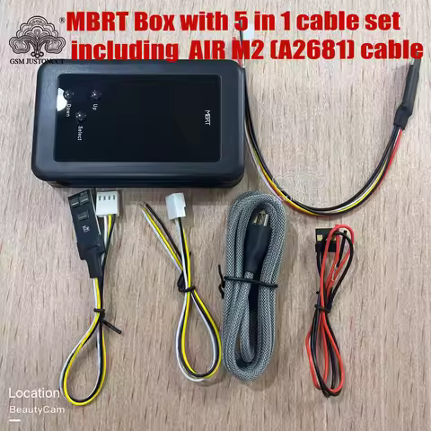 Original mbrt macbook battery repair tool with MBRT lite Box+5 in 1 cable inclduing Cable for AIR M2