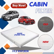 PROTON SAGA BLM/FL/FLX -(2008-2016) WHITE AIR COND CABIN FILTER BEST QUALITY [19.5 X17.5cm] PAPER TY