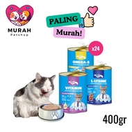 Contents 24 - MR VET Can Can 400gr Wet Cat Food Canned Packaging