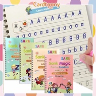 Magic Book / of 4 Writing Practice Learning Books + Pen