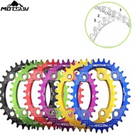 MOTSUV 104BCD Oval Narrow Wide Chainring MTB Mountain bike bicycle 32T 34T 36T 38T crankset Single T