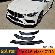Front Protector Bumper Lip Spoiler Tuning Accessories Body Kit Splitter Body Kit Trim For Mercedes B