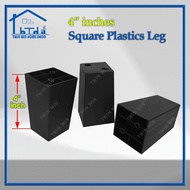 2 Inch & 4 Inch PVC Plastic Leg For Furniture - Divan Base/Sofa/Cabinet #Plastik Kaki Untuk Katil/So