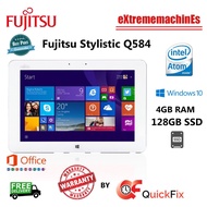 Fujitsu Stylistic Q584 Quad Core Processor 4G (LTE) 2 in 1 Tablet  with Stylus Pen/ Win 10 Pro 3MW