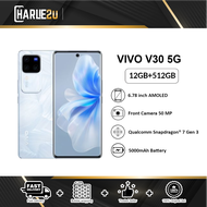 Vivo V30 5G Smartphone (12GB RAM+512GB ROM) | Original Vivo Malaysia