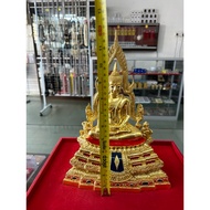 2565 Phra Buddha Chinnarai Wat Yai Phitsanulok 16.6cm Gold Na Lak Buddha Golden Body, No. 229 (30x43.3cm High) The Most Beautiful Buddha Success Buddha.