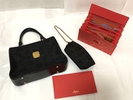 $800 二手真品MCM 手袋連化妝袋