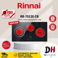 RINNAI RB-7013E-CB BUILT IN VITROCERAMIC HOB / 3 BURNER HOB