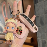Porsche Key Shell Cayenne macan Paramela 718 Keychain 911taycan Key Cover Unique C