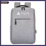 Daphne Backpack Canvas Carry Bags for PS5 Console Game Sytem Travel Storage Backpack Bags
