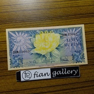 Uang Kuno 5 rupiah 1959 Bunga VF (fg175)