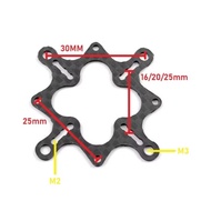 Carbon Fiber AIO Board Adapter For FC/ESC/VTX 16x16mm 20x20mm 30x30mm Whoop 25.5x25.5mm For FPV