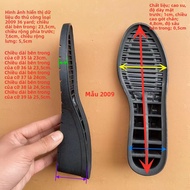 Giày Cao Su Nữ Đầu Tròn Nhỏ Đế Cao Gót Vá Giày Phụ Kiện Thay Thế Chất Liệu Giày Chống Trượt