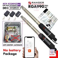 WIFI RANGER G RGA990 ( 4CH 433MHZ ) Swing folding arm autogate ( FULL SET )